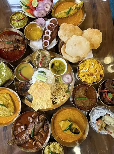 Food of Rava Blue Homestay