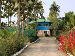 Entry Gate of Rava Blue Homestay
